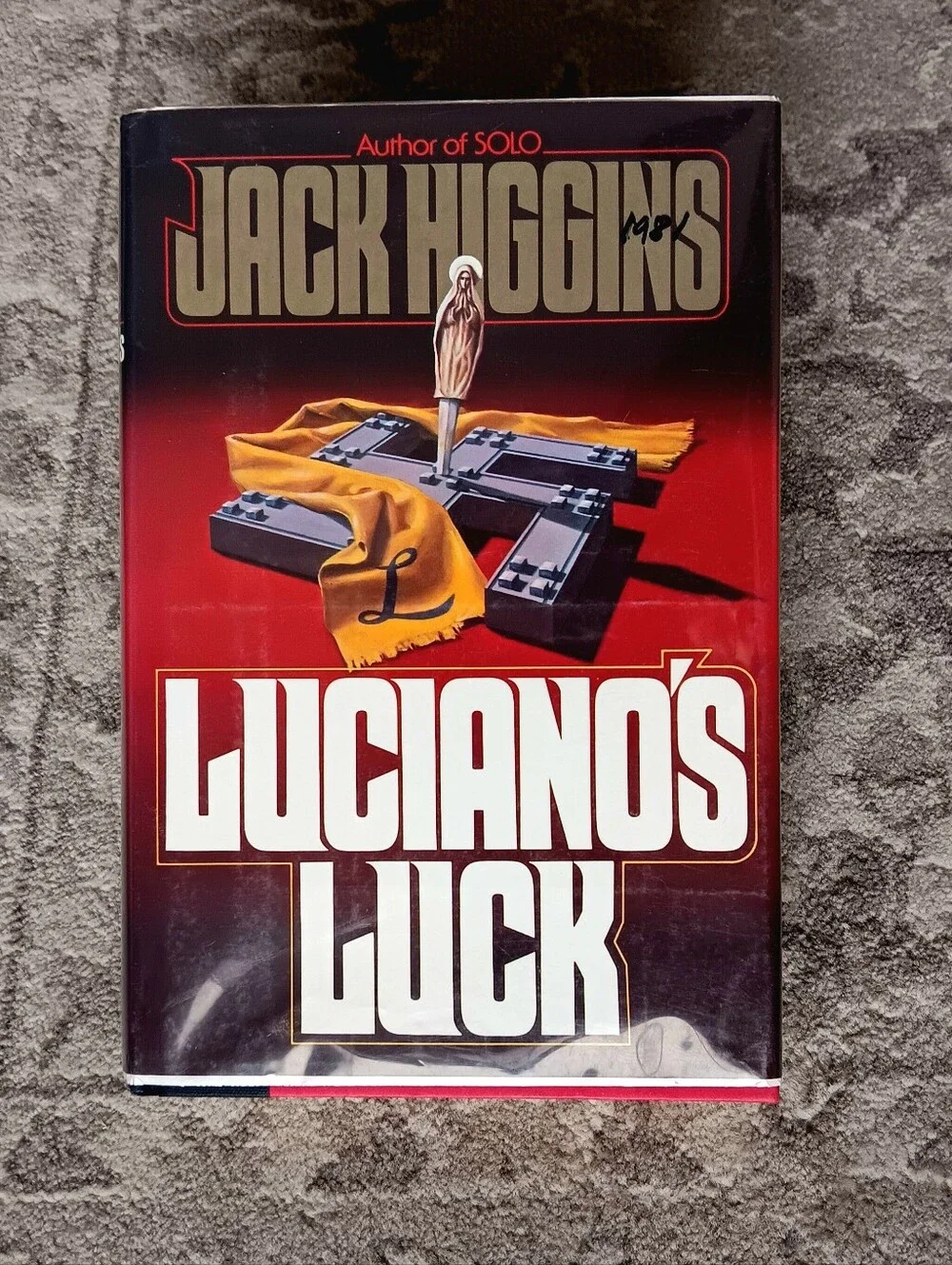 1981 Jack Higgins Luciano's Luck First Edition Hardcover | Stein & Day |